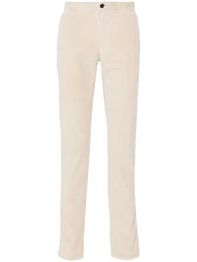 Incotex Corduroy Trousers In Neutrals