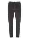 Incotex Casual Trousers With Pockets And Loops In Black