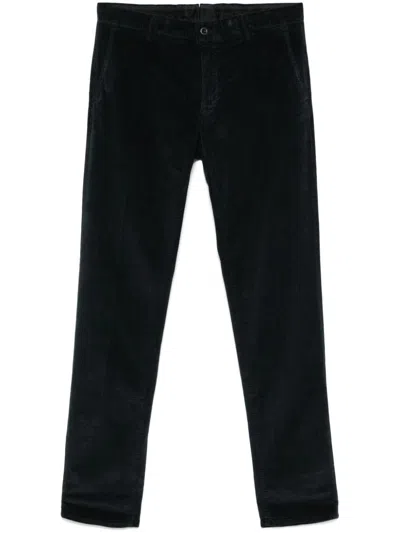 Incotex Corduroy Trousers In Blue