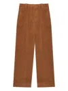 Incotex Corduroy Trousers In Brown