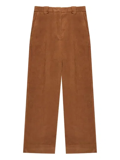 Incotex Corduroy Trousers In Brown