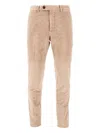 Incotex Corduroy Trousers In Brown