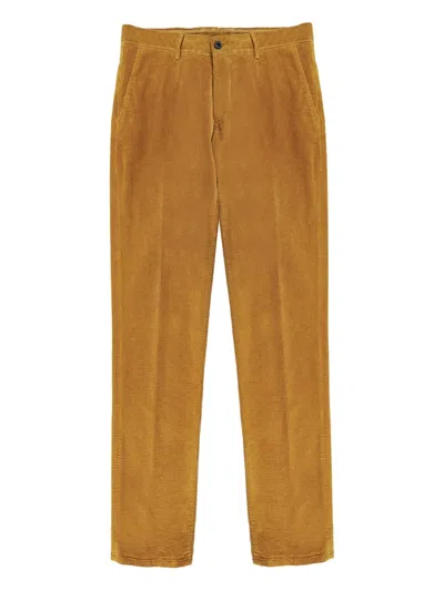 Incotex Corduroy Trousers In Brown
