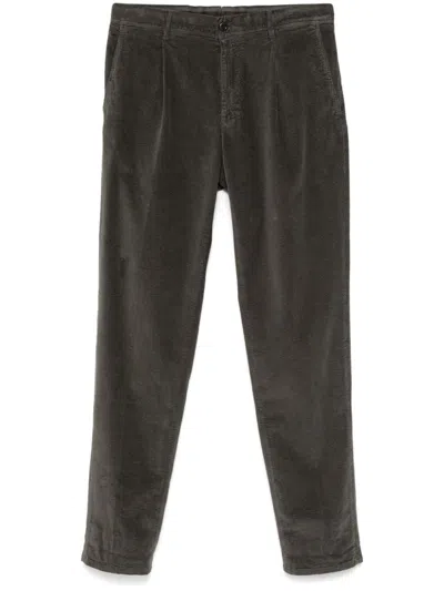 Incotex Corduroy Trousers In Grey
