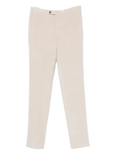 Incotex Corduroy Trousers In Neutral