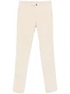 Incotex Stretch Cotton Trousers With Practical Pockets In Neutrals