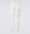 Incotex Stretch Cotton Trousers With Practical Pockets In White
