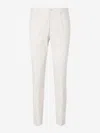 Incotex Cotton Chino Trousers In Beige
