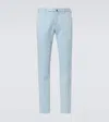 Incotex Cotton Chinos In Blue