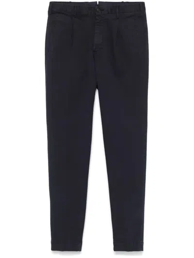 Incotex Cotton Chinos In Blue