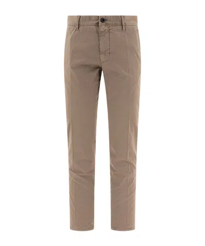 Incotex Cotton Chinos In Brown