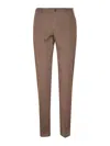 Incotex Cotton Chinos In Marrón Claro