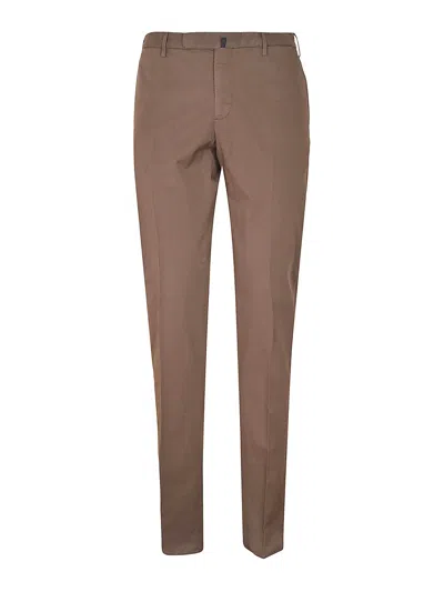 Incotex Cotton Chinos In Marrón Claro