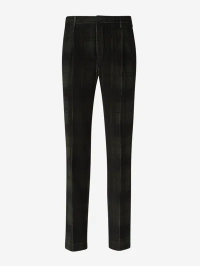 INCOTEX INCOTEX COTTON CORDUROY TROUSERS