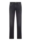 Incotex Cotton Denim Jeans In Black