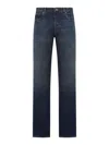 Incotex Cotton Denim Jeans In Blue