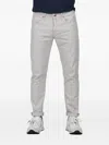 Incotex Cotton Jeans In Neutral