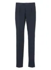 Incotex Blue Panama Cotton Pants