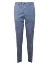 Incotex Cotton Pants In Blue