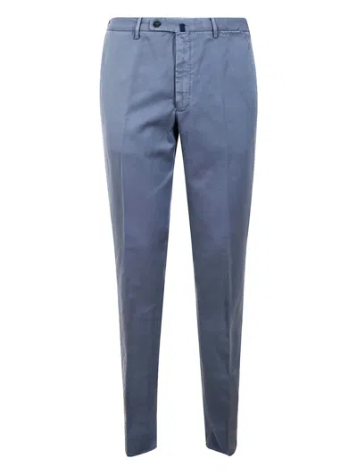 Incotex Cotton Pants In Blue
