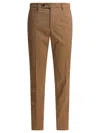 Incotex Pleated Trousers In Brown
