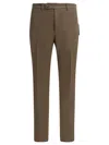 Incotex Cotton Pants In Brown