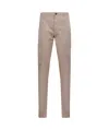 Incotex Trousers With Pockets And Belt Loops In Nude