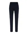 Incotex Stretch Cotton Pant With Front And Back Pockets In Black