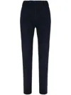 Incotex Stretch Cotton Pant With Front And Back Pockets In Blue