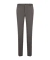 Incotex Cotton Straight-leg Trousers In Gray