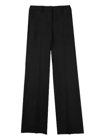 Incotex Cotton Trousers In Black