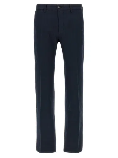 Incotex Cotton Trousers In Blue