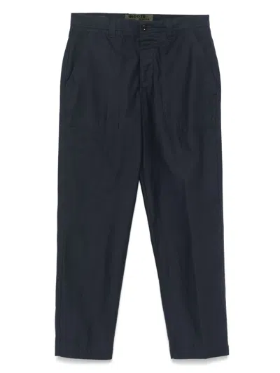 Incotex Cotton Trousers In Blue