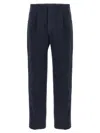 Incotex Cotton Trousers In Blue