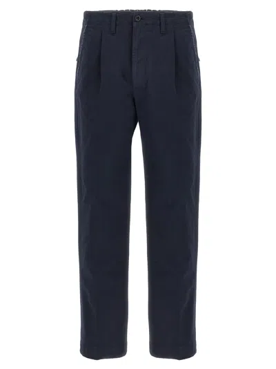 Incotex Cotton Trousers In Blue