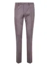 Incotex Slim Fit Chino Trousers In Brown