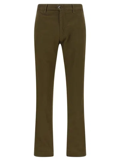 Incotex Straight-leg Casual Trousers In Green
