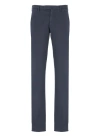 Incotex Men's Slim Fit Cotton Trousers With Pockets In Grey