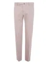 Incotex Wool Trousers With Pleats And Pockets In Neutral