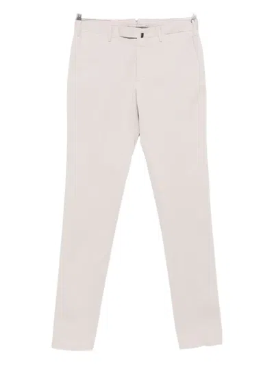 Incotex Cotton Trousers In Neutral