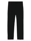 Incotex Contemporary Crop Trousers Pressed Crease In Schwarz
