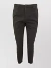 Incotex Cotton Trousers With Back And Side Pockets In Black