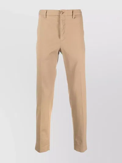 INCOTEX COTTON TROUSERS WITH BACK AND SIDE POCKETS
