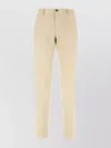 Incotex Cotton Trousers With Front And Back Pockets In Neutral