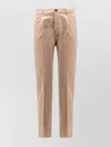 Incotex Cotton Trousers With Pleats And Pockets