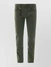 Incotex Stretch Cotton Trouser With Back Suede Logo Patch
