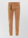 Incotex Stretch Cotton Trouser With Back Suede Logo Patch