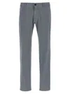 Incotex Cotton Twill Pants With Front And Back Pockets