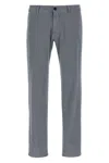 Incotex Cotton Twill Pants With Front And Back Pockets