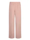 Incotex Crepe Elastic Pants In Pink